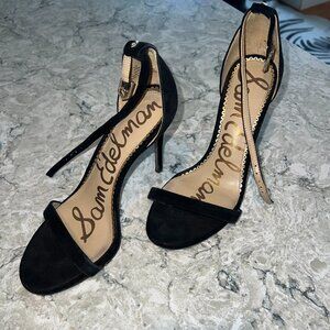 Sam Edelman - US 6.5 - Black Suede Leather Ankle Strap (OBO)